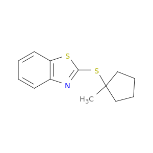 Benzothiazole, 2-[(1-methylcyclopentyl)thio]-