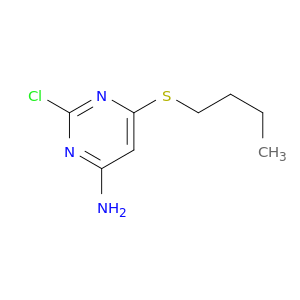 4-Pyrimidinamine,6-(butylthio)-2-chloro-