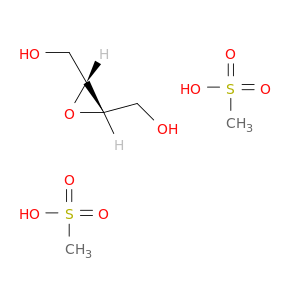 2,3-Oxiranedimethanol, dimethanesulfonate, cis-