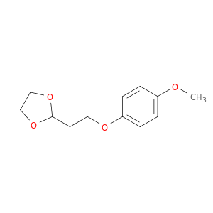 1,3-Dioxolane, 2-[2-(4-methoxyphenoxy)ethyl]-