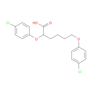 Hexanoic acid, 2,6-bis(4-chlorophenoxy)-