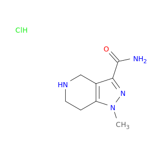 1-methyl-4,5,6,7-tetrahydro-1H-pyrazolo[4,3-c]pyridine-3-carboxamide hydrochloride