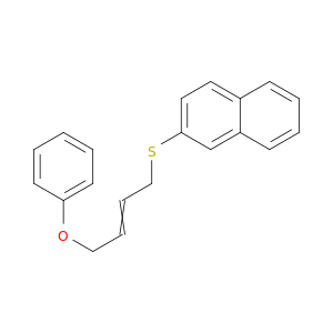Naphthalene, 2-[(4-phenoxy-2-butenyl)thio]-