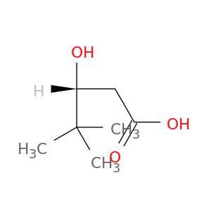 Pentanoic acid, 3-hydroxy-4,4-dimethyl-, (3R)-