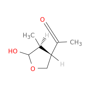 Ethanone, 1-(tetrahydro-5-hydroxy-4-methyl-3-furanyl)-