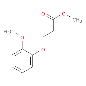 Propanoic acid, 3-(2-methoxyphenoxy)-, methyl ester