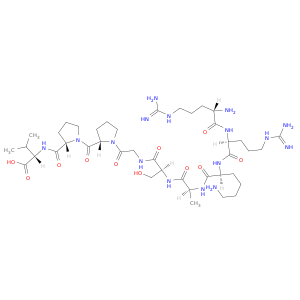L-VALINE, L-ARGINYL-L-ARGINYL-L-LYSYL-L-ALANYL-L-SERYLGLYCYL-L-PROLYL-L-PROLYL- (9CI)