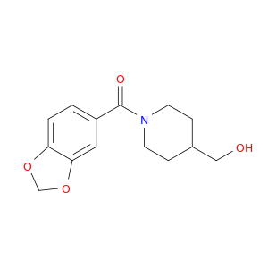 苯并[1,3]1,3-二氧杂环戊烯-5-基-(4-羟甲基-哌啶-1-基)-甲酮