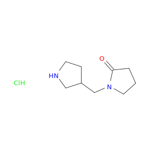 1-(pyrrolidin-3-ylmethyl)pyrrolidin-2-one hydrochloride