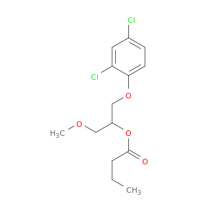 Butanoic acid, 2-(2,4-dichlorophenoxy)-1-(methoxymethyl)ethyl ester