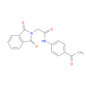 2H-Isoindole-2-acetamide, N-(4-acetylphenyl)-1,3-dihydro-1,3-dioxo-