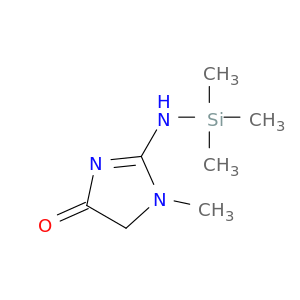 4H-Imidazol-4-one, 1,5-dihydro-1-methyl-2-[(trimethylsilyl)amino]-
