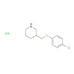 3-(4-氯-苯硫基甲基)-哌啶盐酸盐