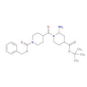 4-(4-BOC-AMINO-PIPERIDINE-1-CARBONYL)-PIPERIDINE-1-CARBOXYLIC ACID BENZYL ESTER