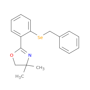 Oxazole, 4,5-dihydro-4,4-dimethyl-2-[2-[(phenylmethyl)seleno]phenyl]-