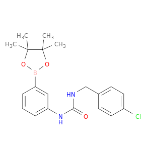 1-(4-氯苄基)-3-(3-(4,4,5,5-四甲基-1,3,2-二氧硼杂环戊烷-2-基)苯基)脲