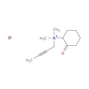 Cyclohexanaminium, N-2-butynyl-N,N-dimethyl-2-oxo-, bromide