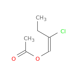 1-Buten-1-ol, 2-chloro-, acetate, (E)-