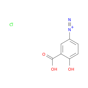 Benzenediazonium, 3-carboxy-4-hydroxy-, chloride