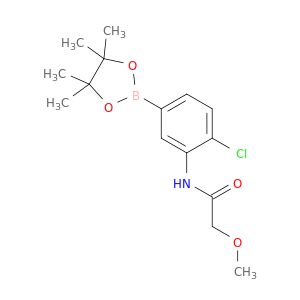 4-氯-3-(2-甲氧基乙酰氨基)苯硼酸频那醇酯