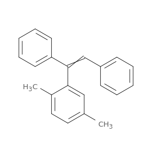 Benzene, 2-(1,2-diphenylethenyl)-1,4-dimethyl-