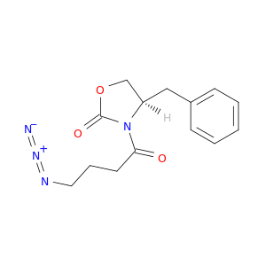 2-Oxazolidinone, 3-(4-azido-1-oxobutyl)-4-(phenylmethyl)-, (R)-