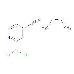 BUT-2-ENE; DICHLOROPLATINUM; PYRIDINE-4-CARBONITRILE