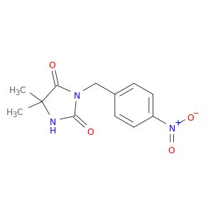 5,5-Dimethyl-3-(4-nitrobenzyl)imidazolidine-2,4-dione