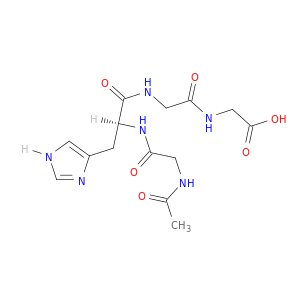 Glycine, N-acetylglycyl-L-histidylglycyl-