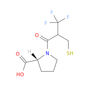 L-Proline, 1-[3,3,3-trifluoro-2-(mercaptomethyl)-1-oxopropyl]-, (R)-
