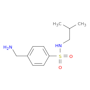4-(Aminomethyl)-N-(2-methylpropyl)benzene-1-sulfonamide