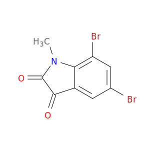 1H-Indole-2,3-dione, 5,7-dibromo-1-methyl-