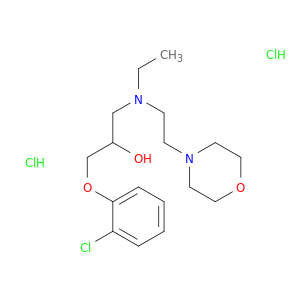 2-丙醇,1-(2-氯苯氧基)-3-乙基[2-(4-(4-(4-(4-(4-(4-(4-巯基)乙基]氨基)-,盐酸盐(1：2)