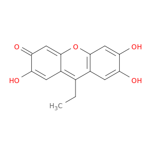 3H-Xanthen-3-one, 9-ethyl-2,6,7-trihydroxy-