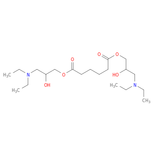 Hexanedioic acid, bis[3-(diethylamino)-2-hydroxypropyl] ester