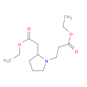 ethyl 3-[2-(2-ethoxy-2-oxoethyl)pyrrolidin-1-yl]propanoate
