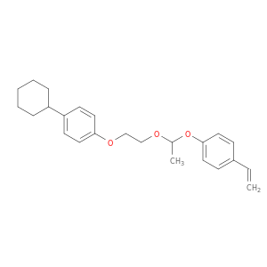 Benzene, 1-cyclohexyl-4-[2-[1-(4-ethenylphenoxy)ethoxy]ethoxy]-