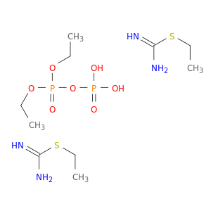 P,P-Diethylpyrophosphate-bis-S-ethyl-isothiuronium