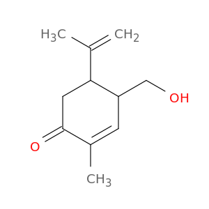 2-Cyclohexen-1-one, 4-(hydroxymethyl)-2-methyl-5-(1-methylethenyl)-