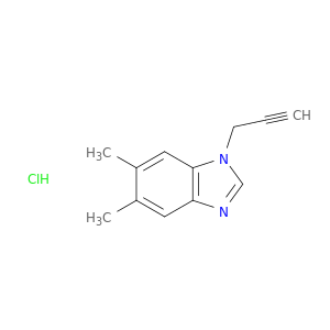 5,6-dimethyl-1-(prop-2-yn-1-yl)-1H-1,3-benzodiazole hydrochloride