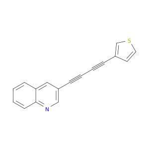 Quinoline, 3-[4-(3-thienyl)-1,3-butadiynyl]-