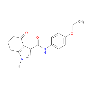 1H-Indole-3-carboxamide, N-(4-ethoxyphenyl)-4,5,6,7-tetrahydro-4-oxo-