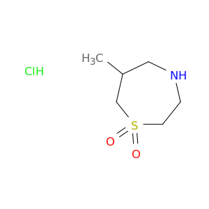 6-methyl-1,4-thiazepane-1,1-dione hydrochloride
