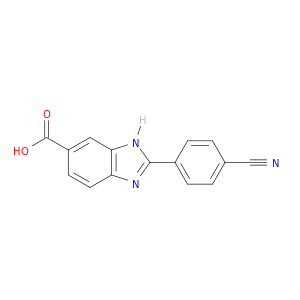 2-(4-氰基苯基)-1H-苯并咪唑-6-羧酸