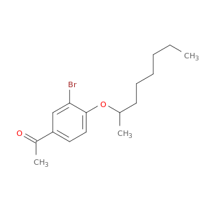 Ethanone, 1-[3-bromo-4-[(1-methylheptyl)oxy]phenyl]-