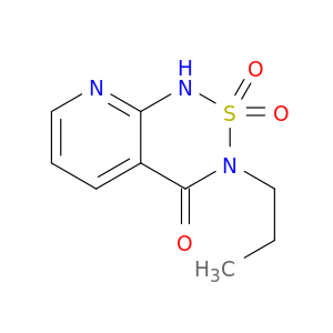 1H-Pyrido[2,3-c][1,2,6]thiadiazin-4(3H)-one, 3-propyl-, 2,2-dioxide