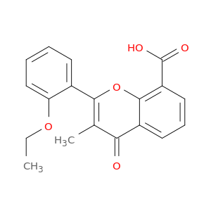 4H-1-Benzopyran-8-carboxylic acid, 2-(2-ethoxyphenyl)-3-methyl-4-oxo-