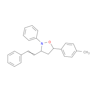 Isoxazolidine, 5-(4-methylphenyl)-2-phenyl-3-(2-phenylethenyl)-