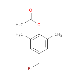 苯酚,4-(溴甲基)-2,6-二甲基-,1-乙酸盐