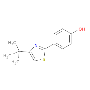 4-(4-Tert-butyl-1,3-thiazol-2-yl)phenol